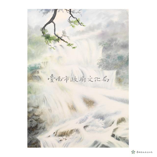 安徽黄山區-桃花源瀑布藏品圖，第1張