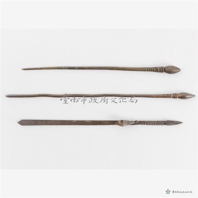 銀髮簪三支藏品圖，第1張