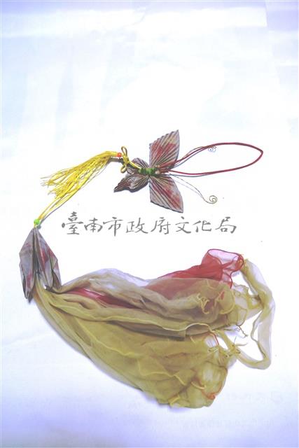 銀票花(絲絹吊飾)(2)藏品圖，第1張