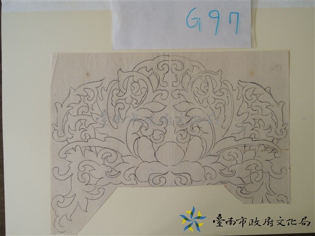 花草堵頭手繪稿藏品圖，第1張