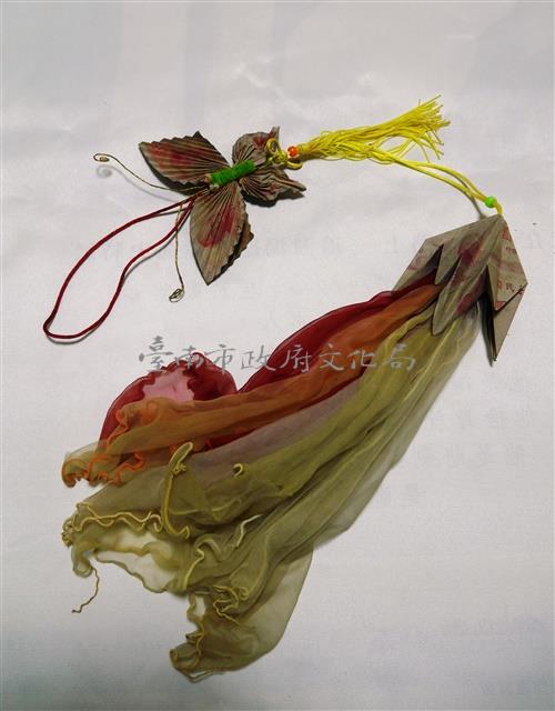 銀票花(絲絹吊飾)(1)藏品圖，第1張