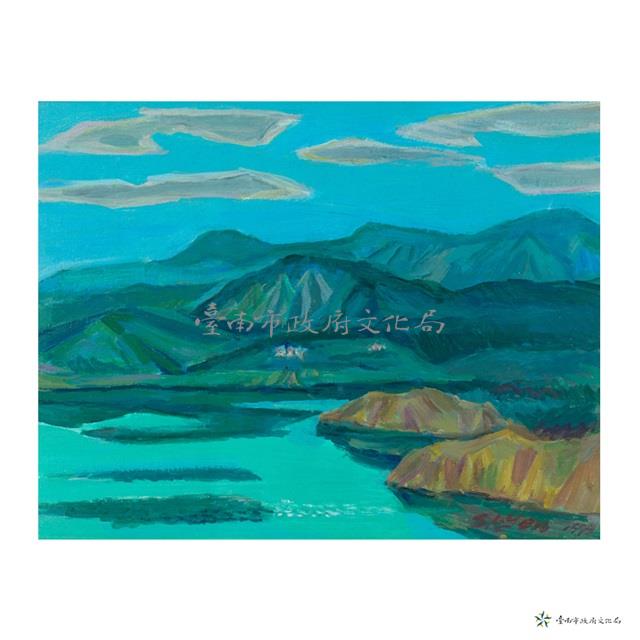 曾文水庫景色藏品圖，第1張