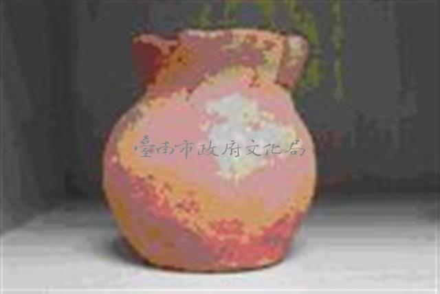 紅褐色夾砂/敞口鼓腹平底小陶罐藏品圖，第1張