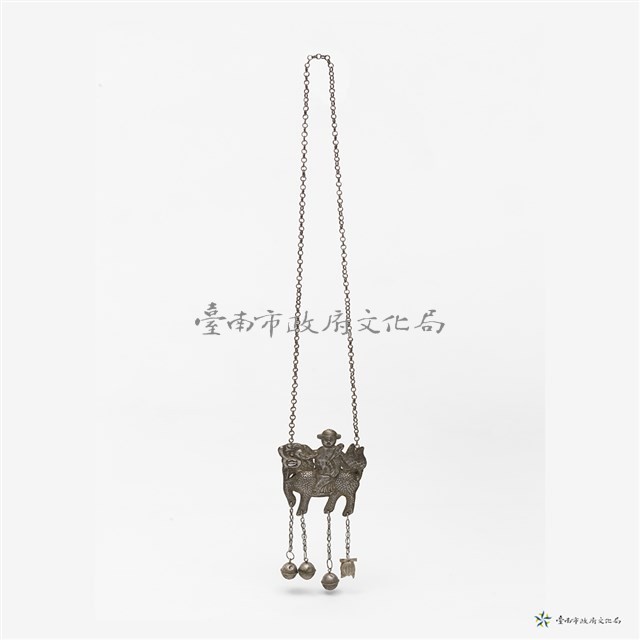 銀麒麟送子項鍊藏品圖，第1張