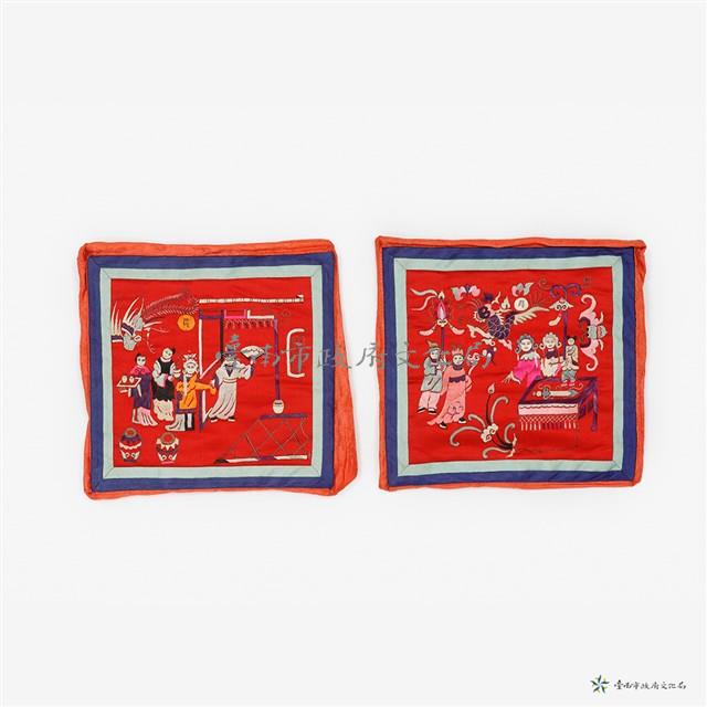 枕頭套一對藏品圖，第1張