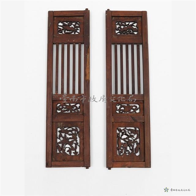 神龕木雕花門扇藏品圖，第10張