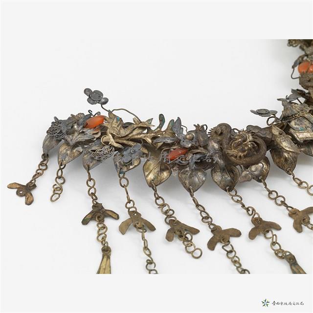 銀鳳凰髮飾藏品圖，第4張