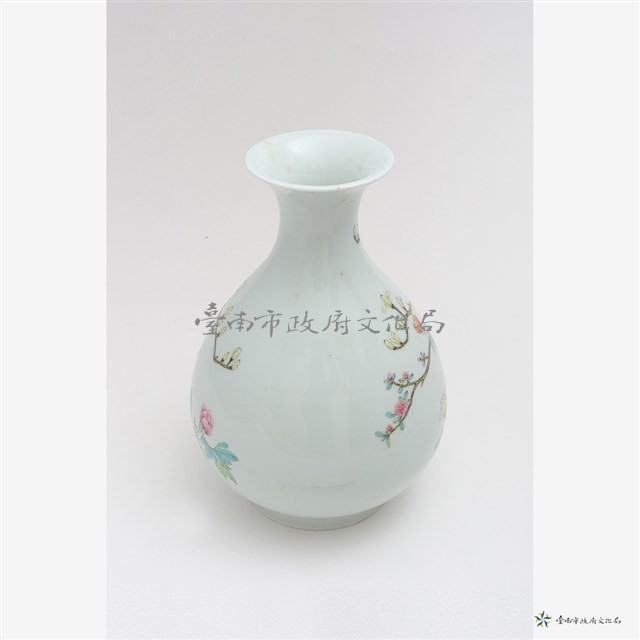 仿清粉彩牡丹玉壼春藏品圖，第4張