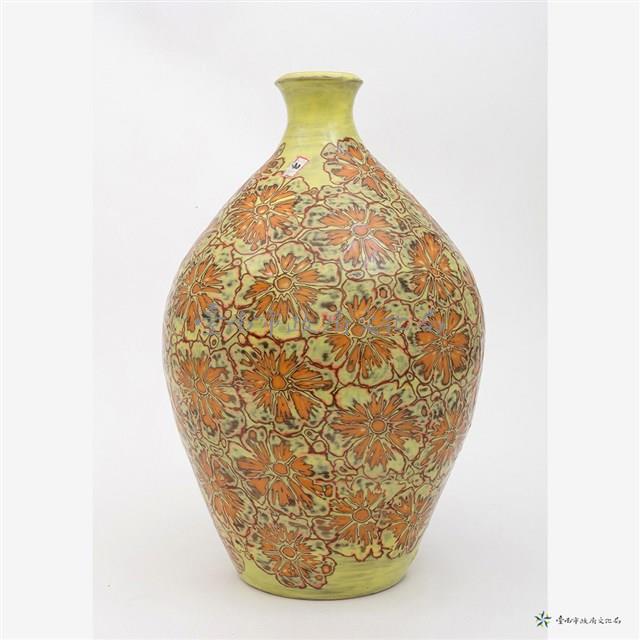 雕釉瓷器(青色底陶器)藏品圖，第4張