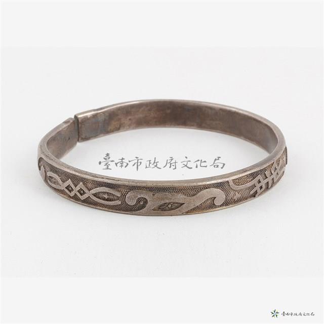 銀壽字手鐲藏品圖，第4張