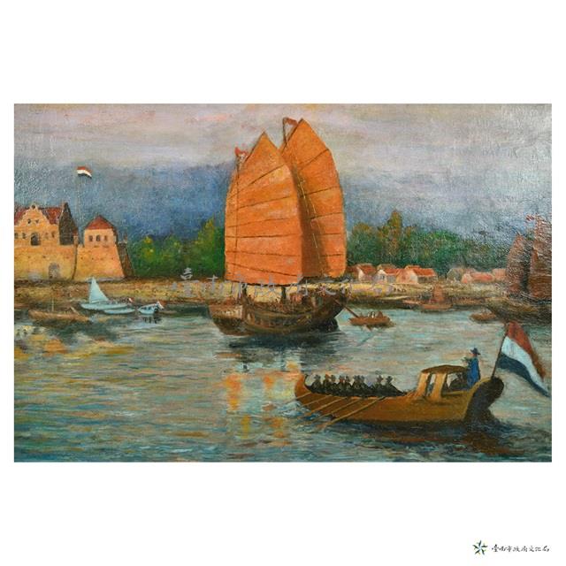 赤崁樓夕照圖藏品圖，第5張