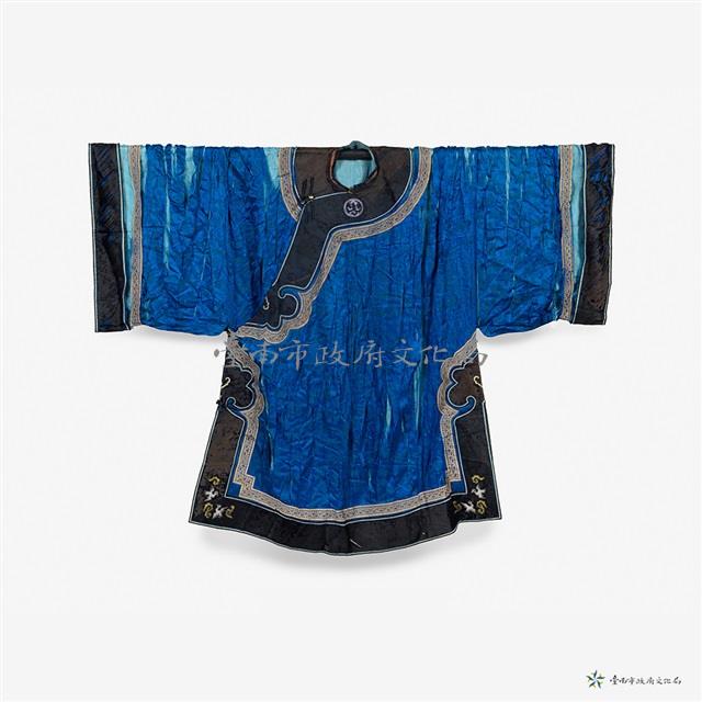 藍色黑邊女棉襖藏品圖，第1張