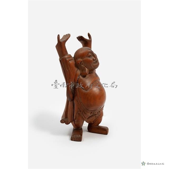 彌勒佛木雕藏品圖，第2張