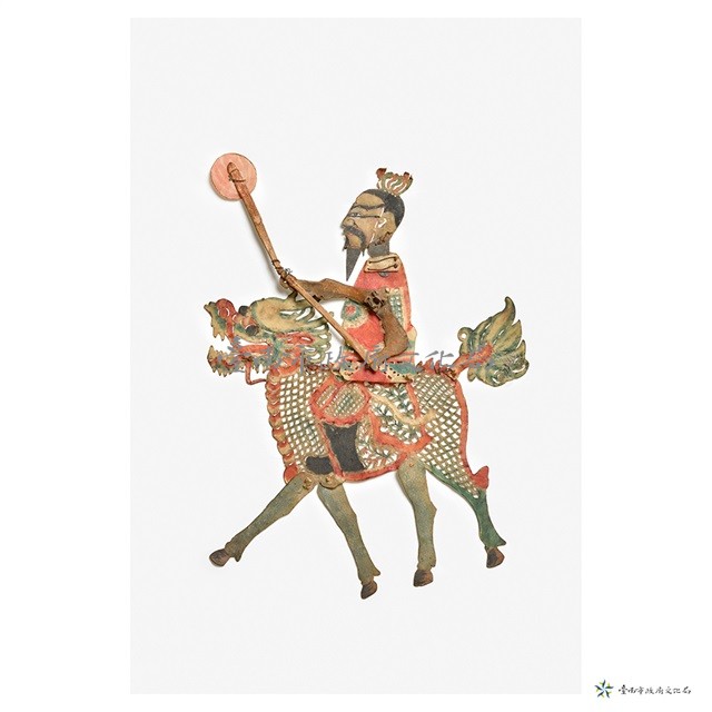 皮影戲偶-元始天尊及隨從藏品圖，第1張