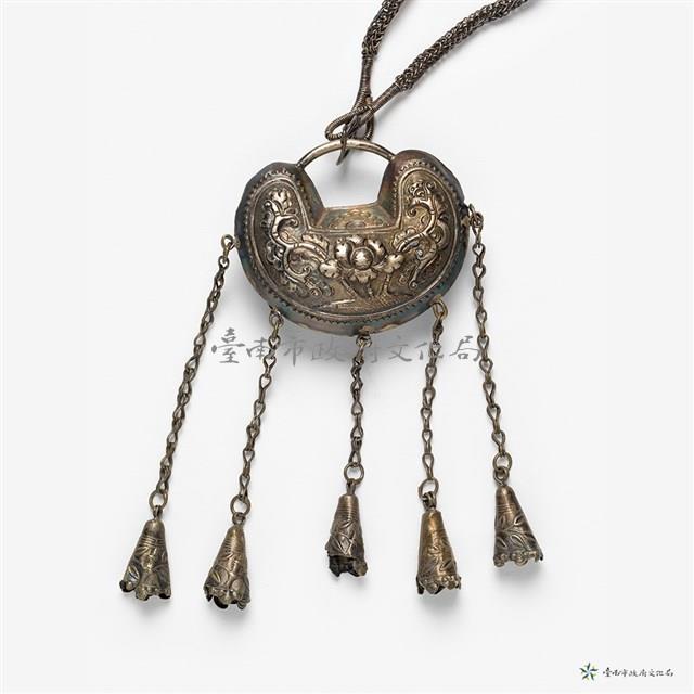 銀元寶項鍊藏品圖，第2張