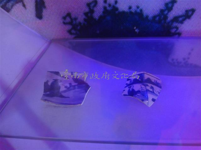 人物紋開光青花瓷殘片（4塊）藏品圖，第2張