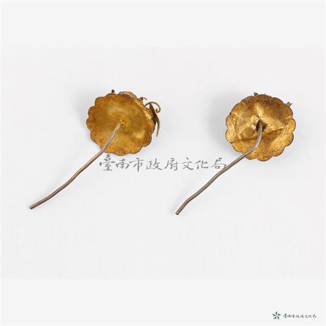 銀鎏金點翠髮簪藏品圖，第2張