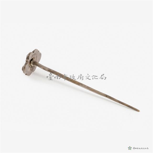 銀雕花髮簪藏品圖，第2張