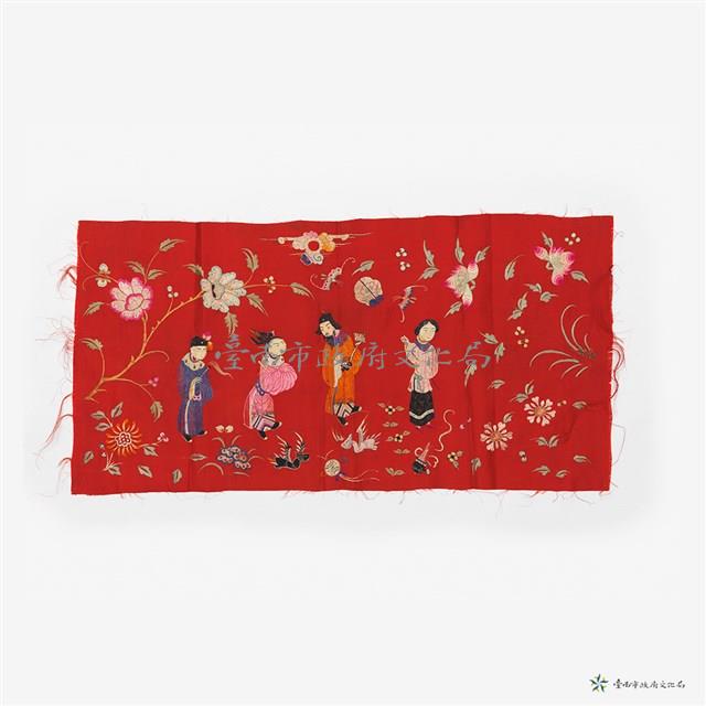 人物花鳥繡片藏品圖，第2張