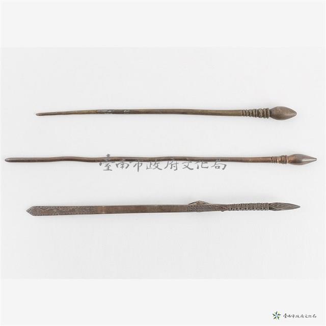 銀髮簪三支藏品圖，第2張