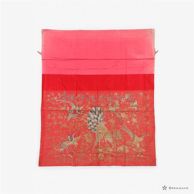 盤金花鳥桌裙藏品圖，第2張