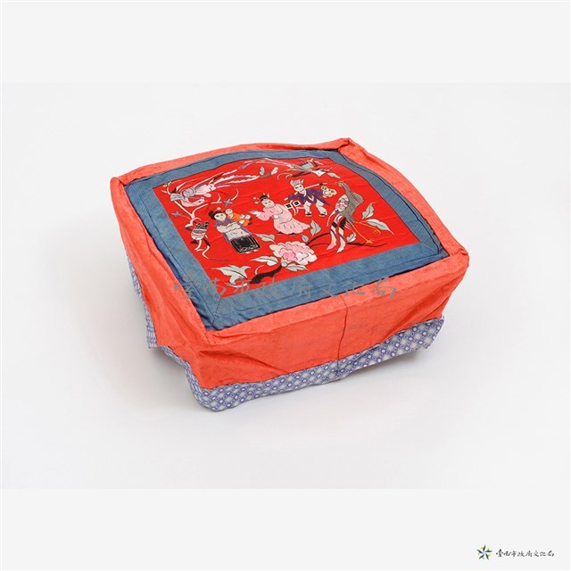 人物花鳥枕頭藏品圖，第6張