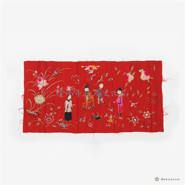 人物花鳥繡片藏品圖，第6張