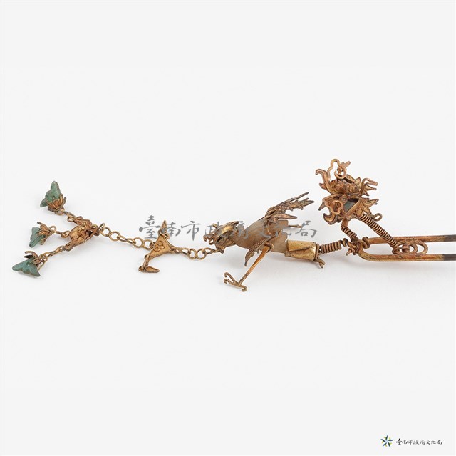 銀花鳥髮釵藏品圖，第6張