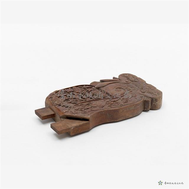 雕花紅床腳一對藏品圖，第3張