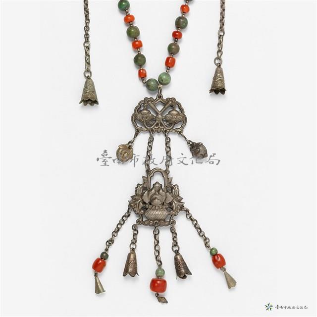 銀花瓶紋墜飾項鍊藏品圖，第3張