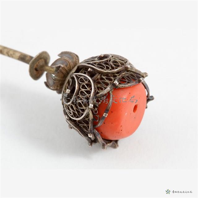 紅珠髮簪藏品圖，第4張