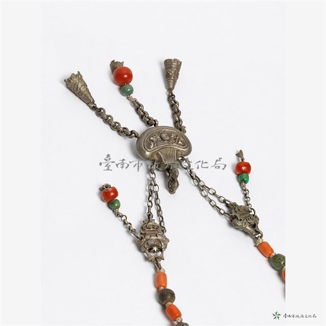 銀腰果紋墜飾項鍊藏品圖，第4張