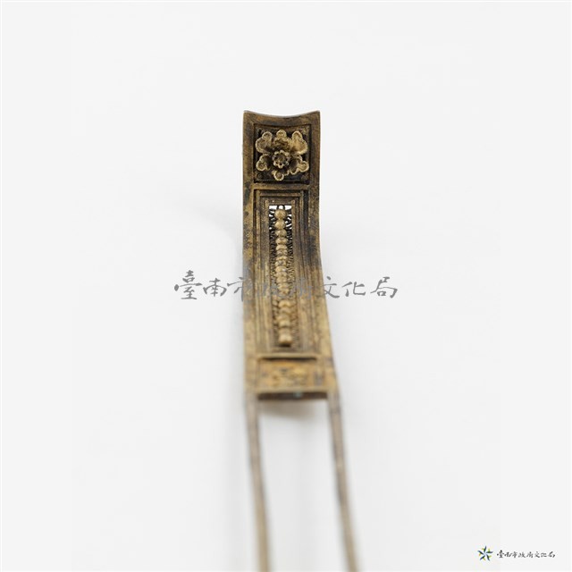 銀鏤空雕花髮釵藏品圖，第5張