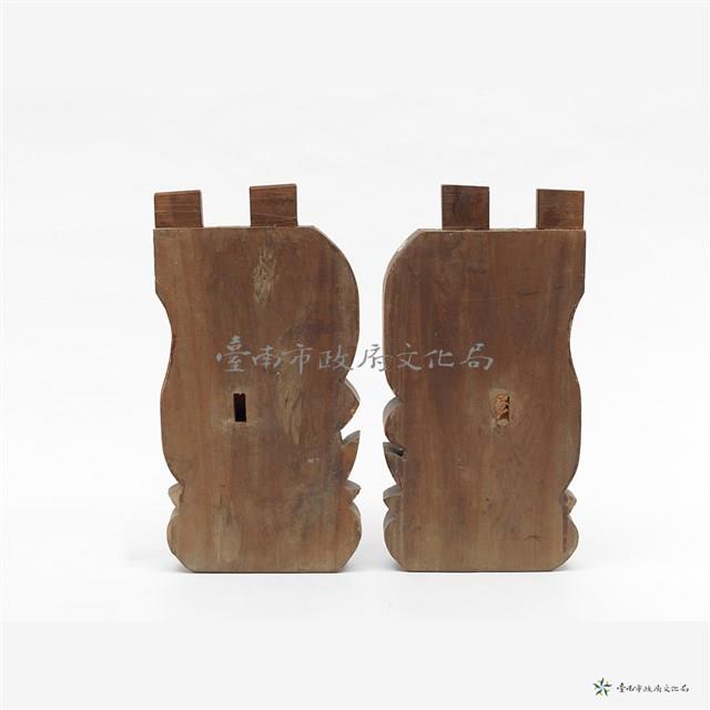 雕花紅床腳一對藏品圖，第2張