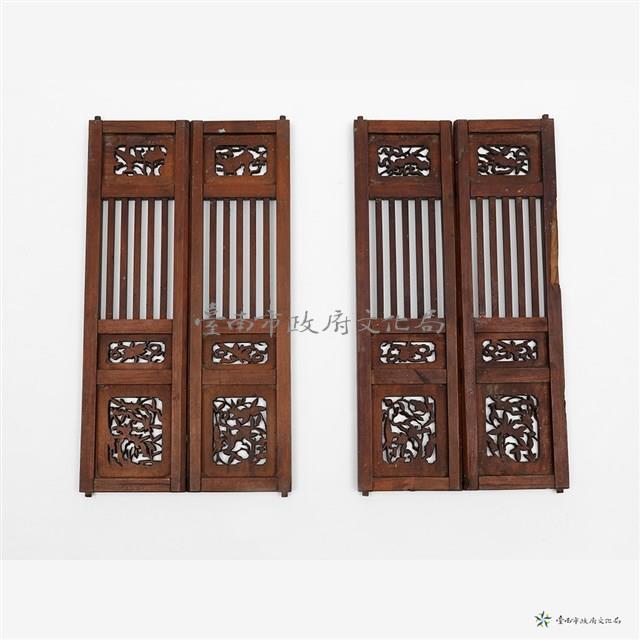 神龕木雕花門扇藏品圖，第2張