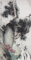 水澗雙禽圖的圖片