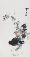 雙雞圖的圖片