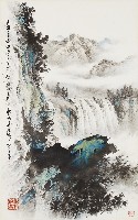 瀑布藏品圖，第1張