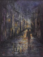 雨夜的圖片