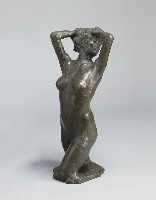 撩髮的女人的圖片
