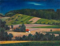 麥田山丘的圖片