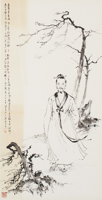 孟浩然像的圖片