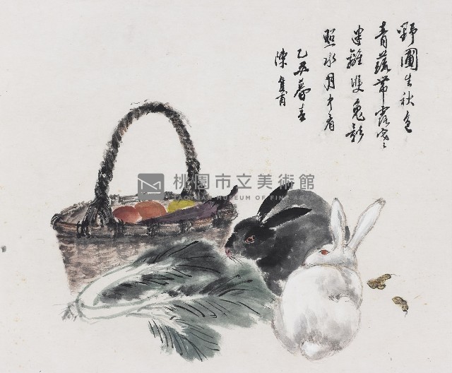 青蔬雙兔藏品圖，第1張