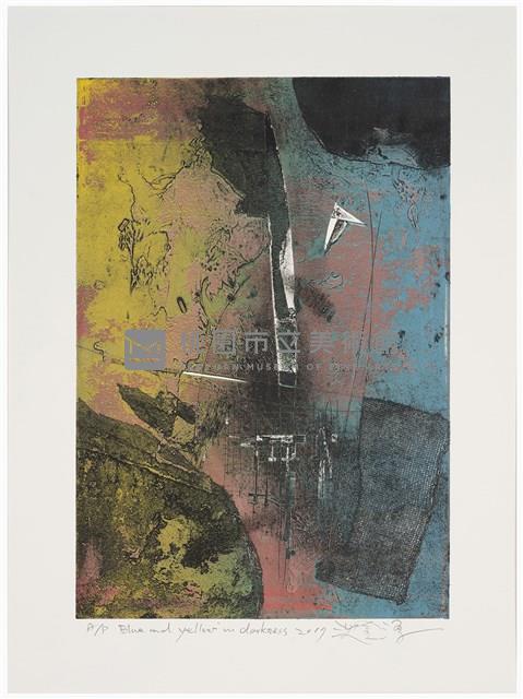 藍色與黃色在黑色裡藏品圖，第1張