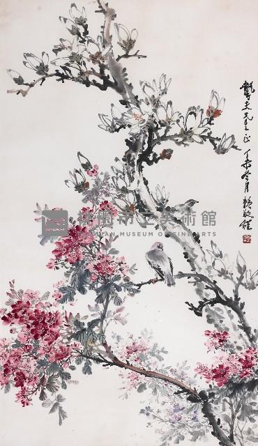 木蘭海棠雙鳥藏品圖，第1張
