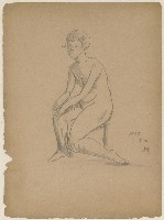 坐姿裸女速寫-27.5.21（98）的圖片