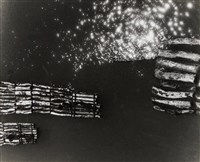 木筏（從臺北光復橋上往下俯拍）藏品圖，第1張