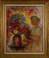 少女與花(2)藏品圖，第3張