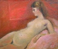側臥裸女藏品圖，第1張