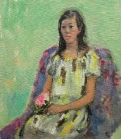 花洋裝少女藏品圖，第1張